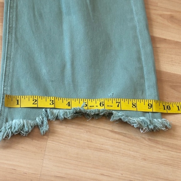 Risen Wide Leg Jeans Wild Oak Boutique Light Sage Green - Picture 3 of 11